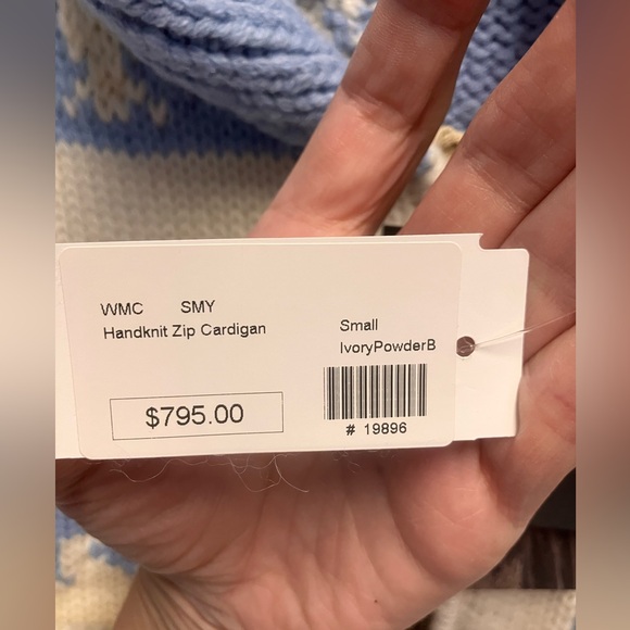 Smythe Handknit Zip Cardigan with Eagle - Picture 6 of 9